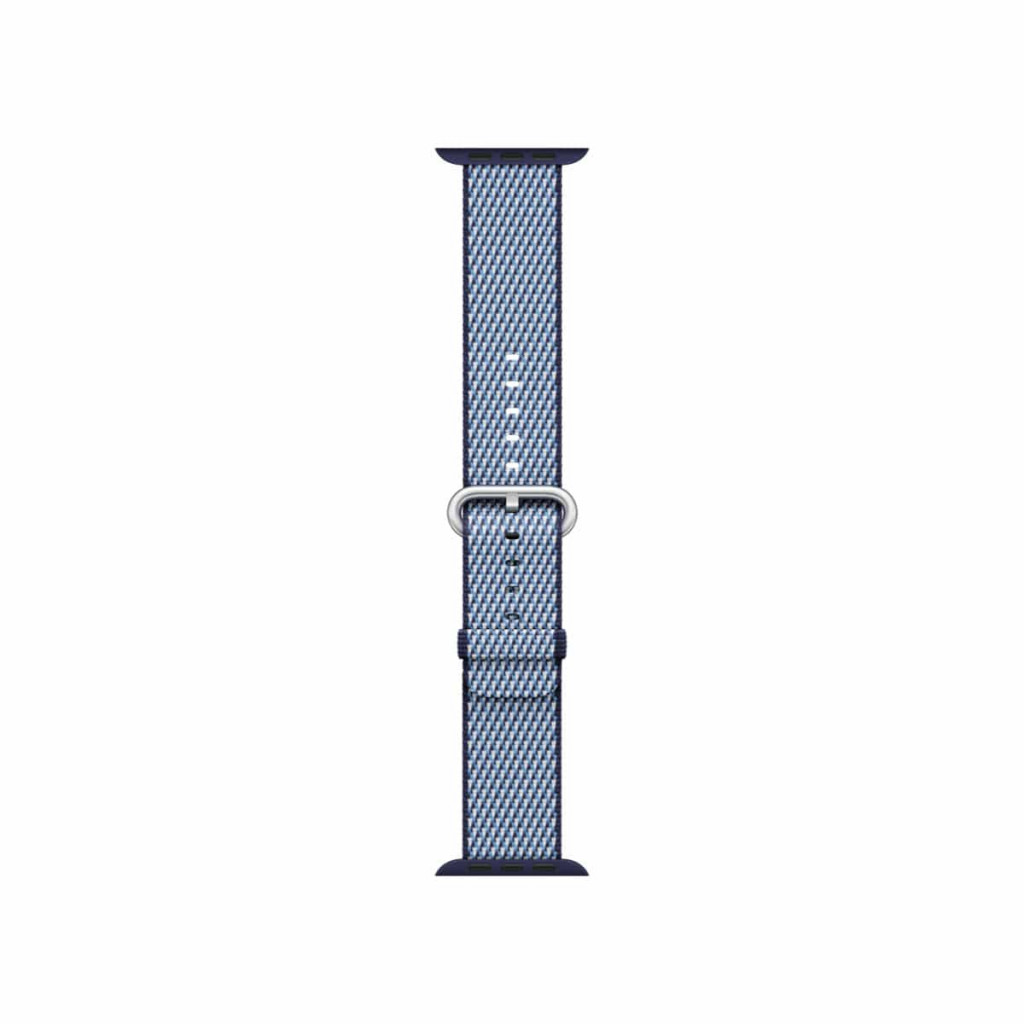 Vevet nylonrem i Midnattsblå (rutete) for 38mm Apple Watch
