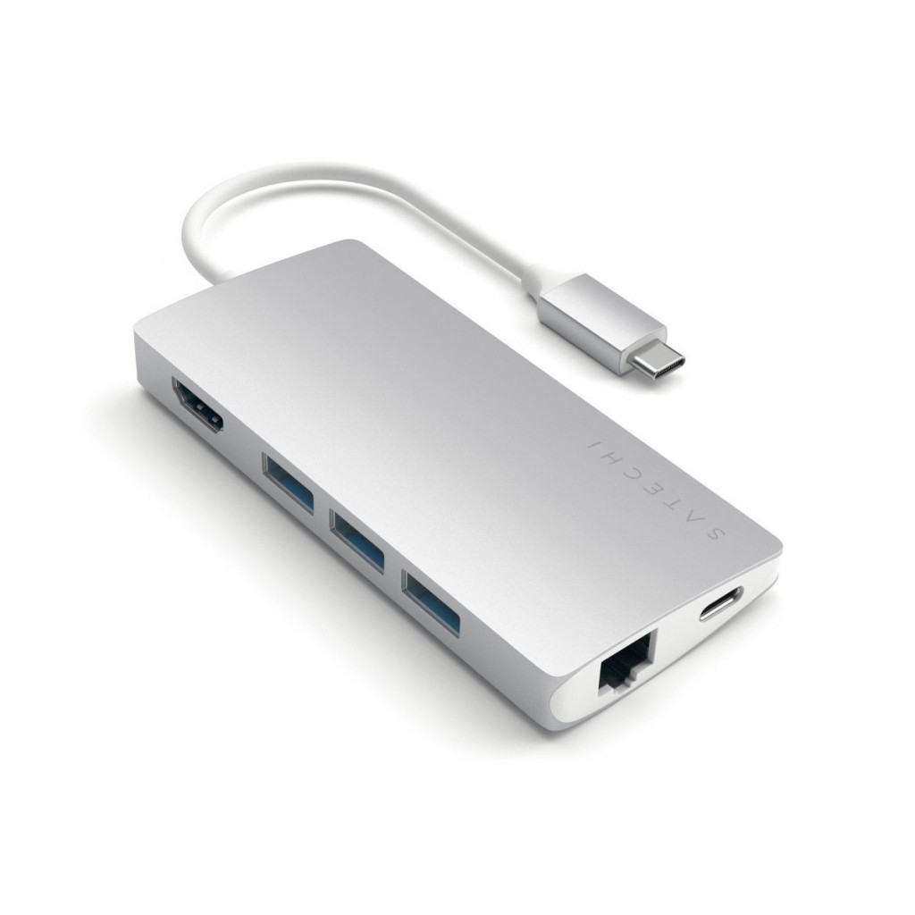 Satechi TypeC MultiPort Adapter 4K V2 Silver Pippin