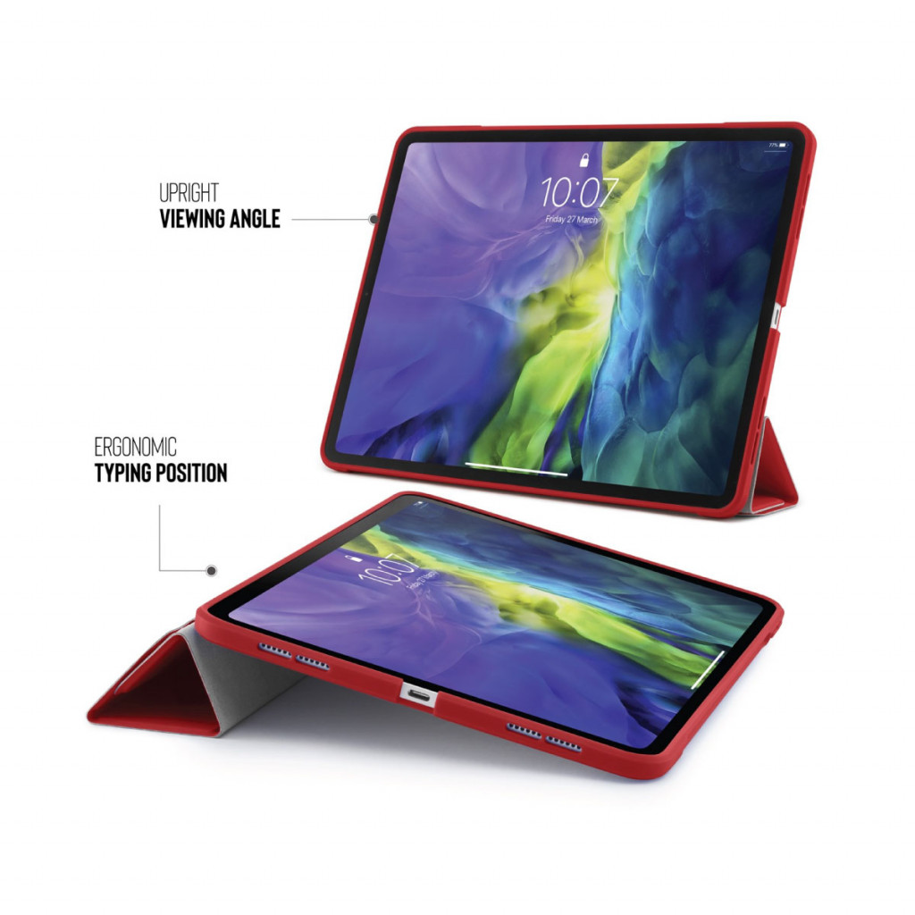 Pipetto Origami cover for iPad Pro 11-tommer (1. og 2. gen) - Rød