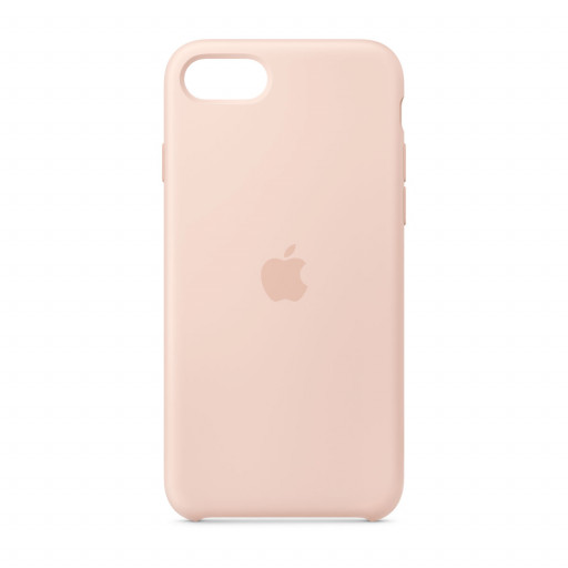 Apple silikondeksel til iPhone SE (2020) - Sandrosa