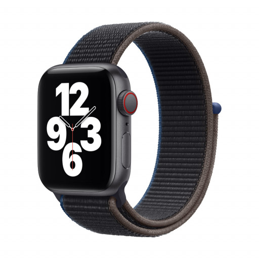 Apple Watch SE Cellular 40 mm – Aluminium i Stellargrå med Kullstift Sport Loop