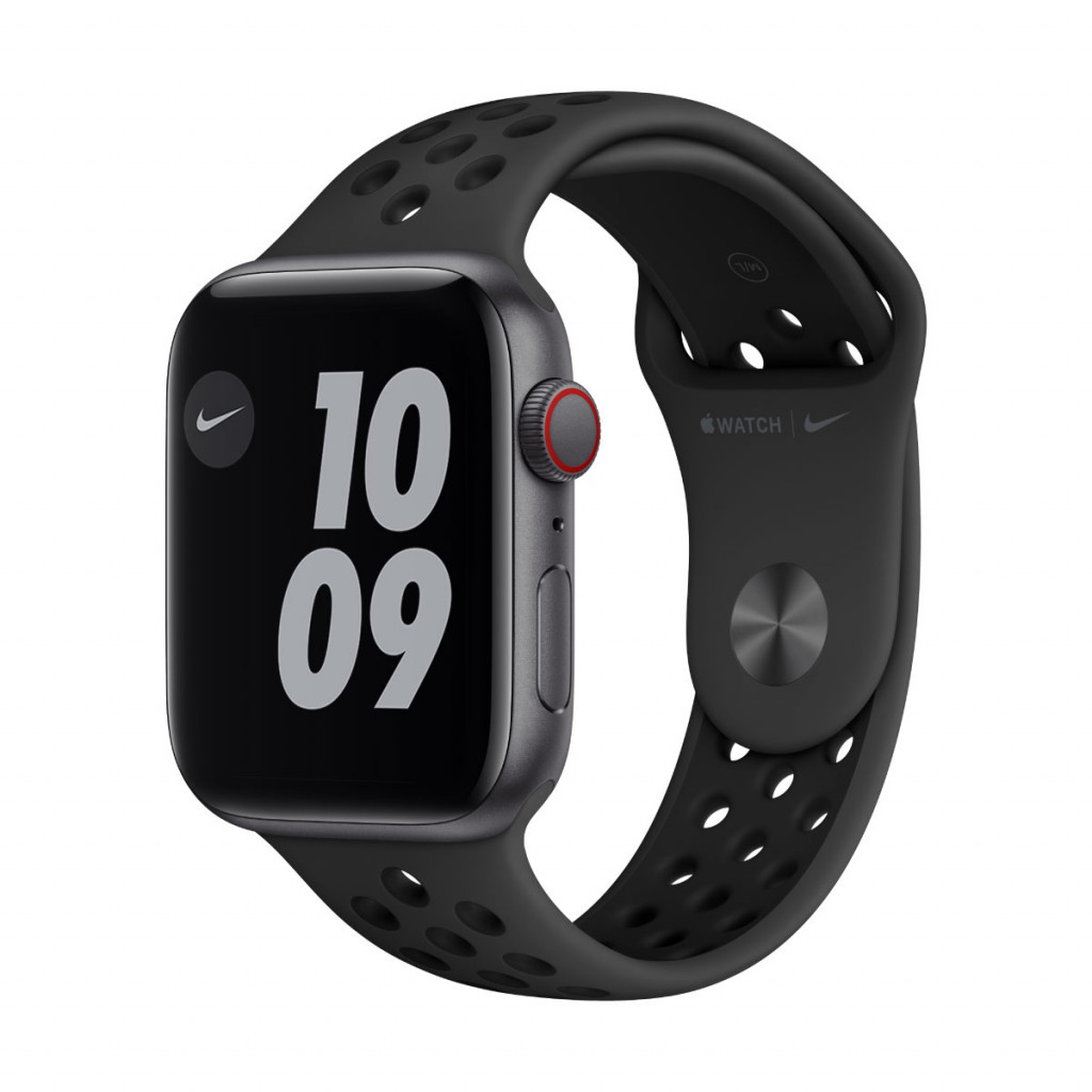Apple Watch Nike SE Cellular 44 mm – Aluminium i Stellargrå med