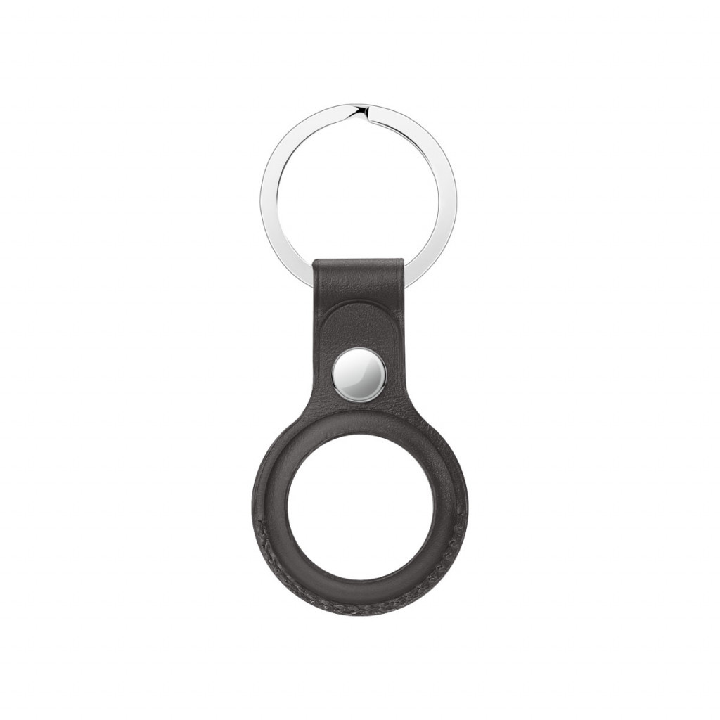 Sdesign AirTag Nøkkelring i skinn - Svart