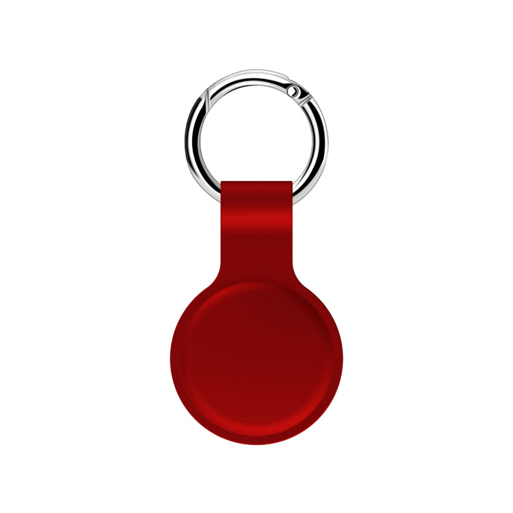 Sdesign AirTag Nøkkelring i silikon - Rød