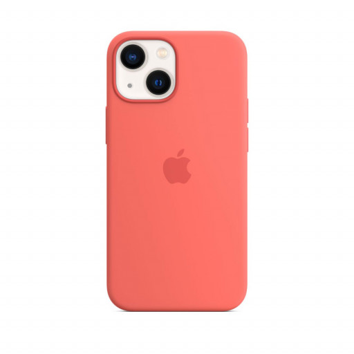 Apple Silikondeksel med MagSafe til iPhone 13 mini – Rosa Pomelo
