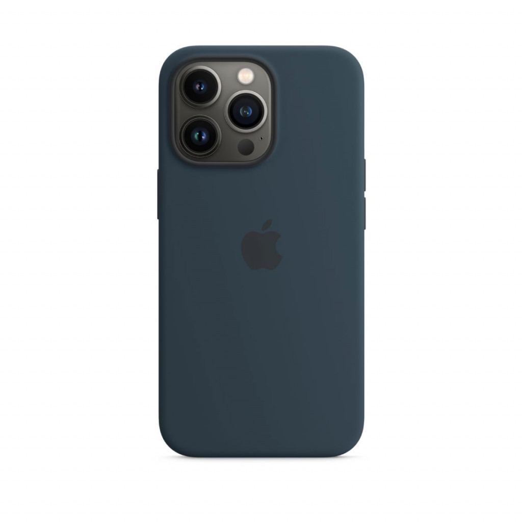 Apple Silikondeksel med MagSafe til iPhone 13 Pro – Havdypblå