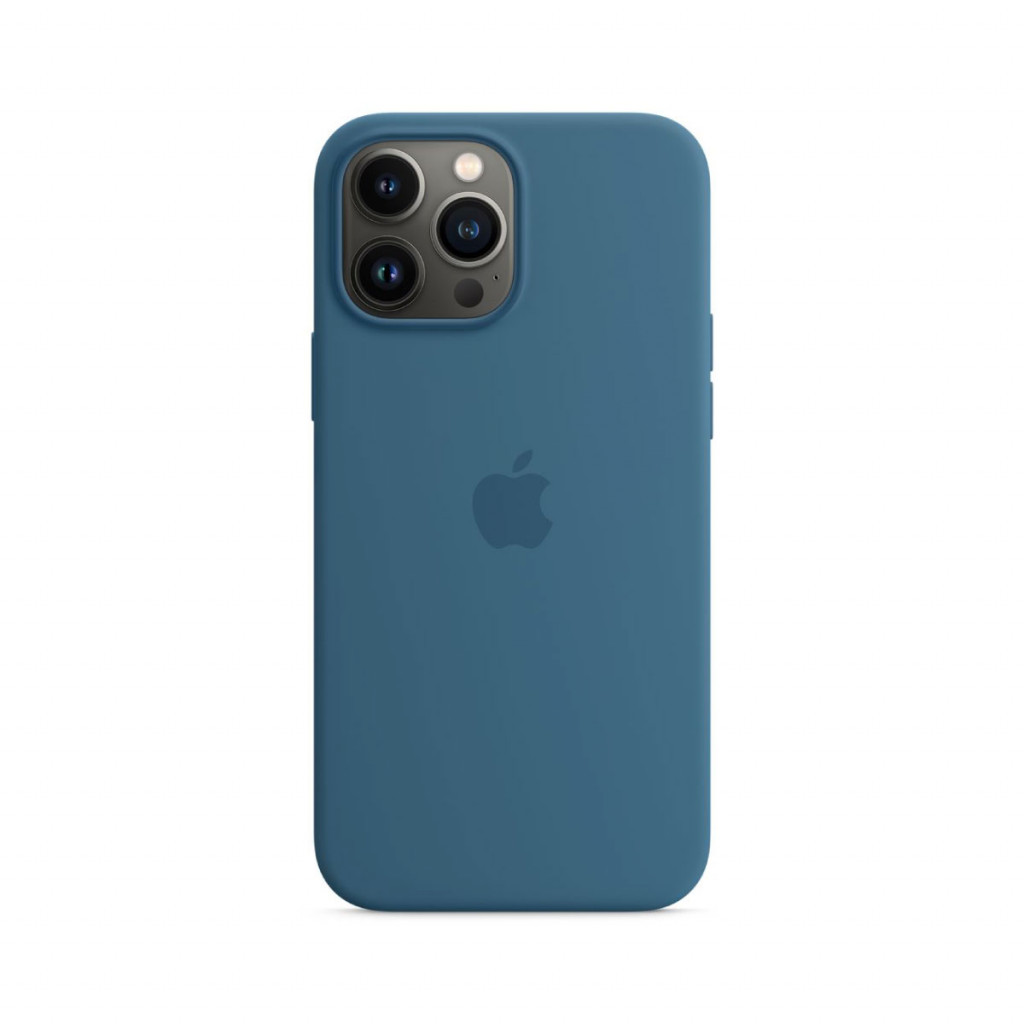 Apple Silikondeksel med MagSafe til iPhone 13 Pro Max – Dueblå