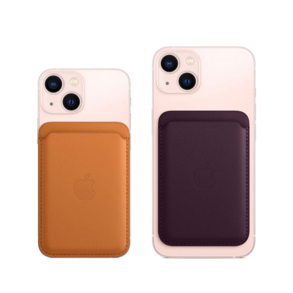 Apple Lommebok i skinn med MagSafe til iPhone – Gyllenbrun