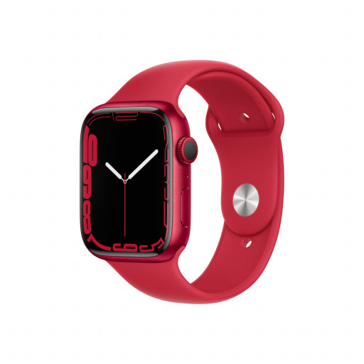Apple Watch Series 7 Cellular 45 mm – Aluminium i (PRRODUCT)RED med (PRODUCT)RED Sport Band