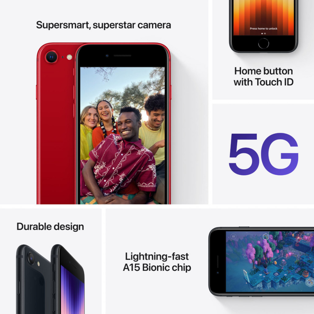 Outlet - iPhone SE 64GB Midnatt