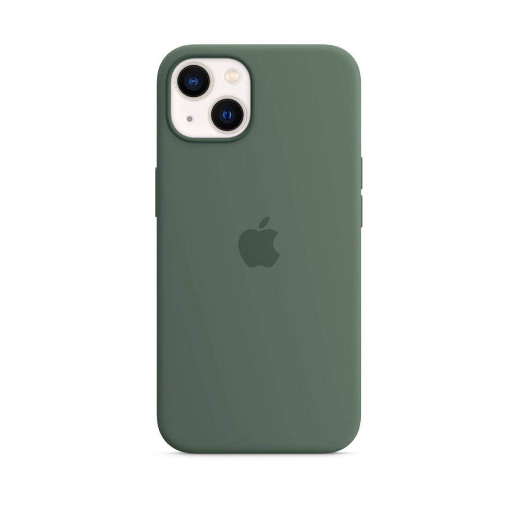 Apple Silikondeksel med MagSafe til iPhone 13 – Eukalyptus