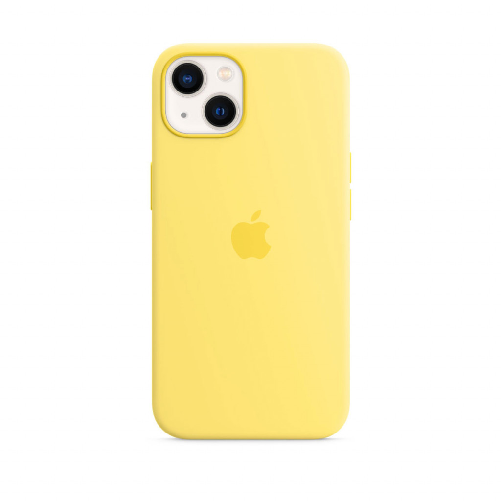 Apple Silikondeksel med MagSafe til iPhone 13 – Sitronskall