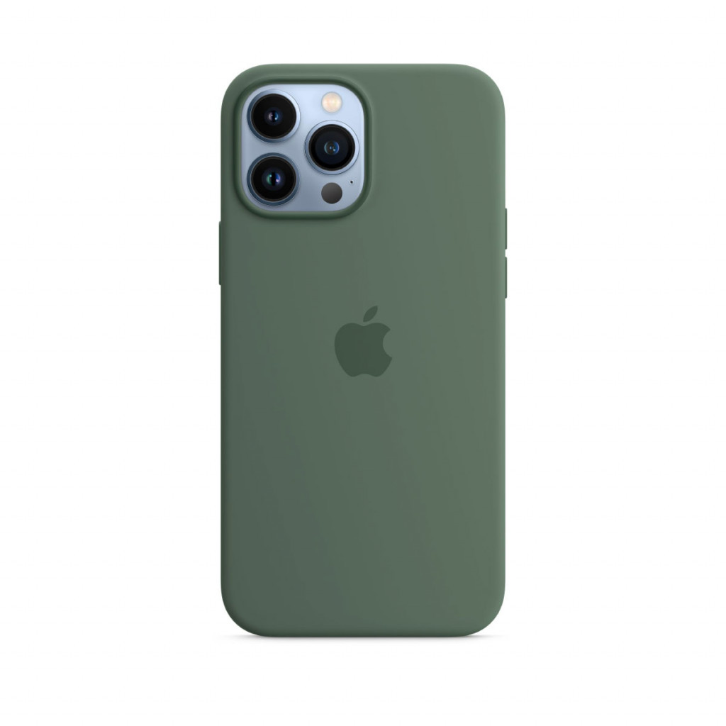 Apple Silikondeksel med MagSafe til iPhone 13 Pro Max – Eukalyptus