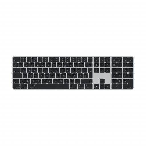 Apple Magic Keyboard med Touch ID og talltastatur - Svart