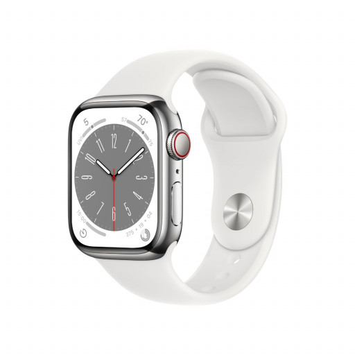 Apple Watch Series 8 GPS + Cellular 41 mm Aluminium i Midnatt med