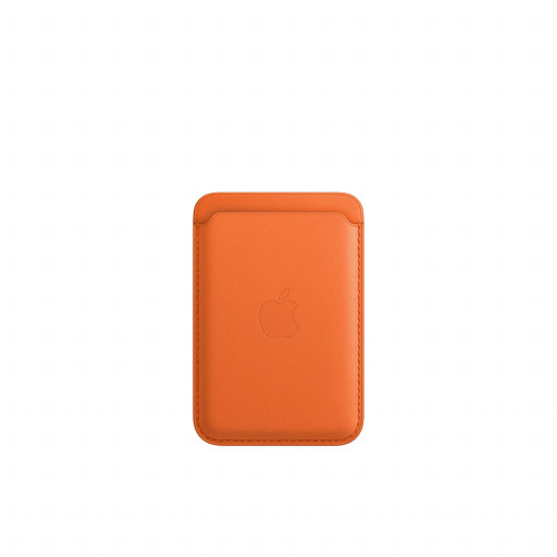 Apple Lommebok i skinn med MagSafe til iPhone – Oransje