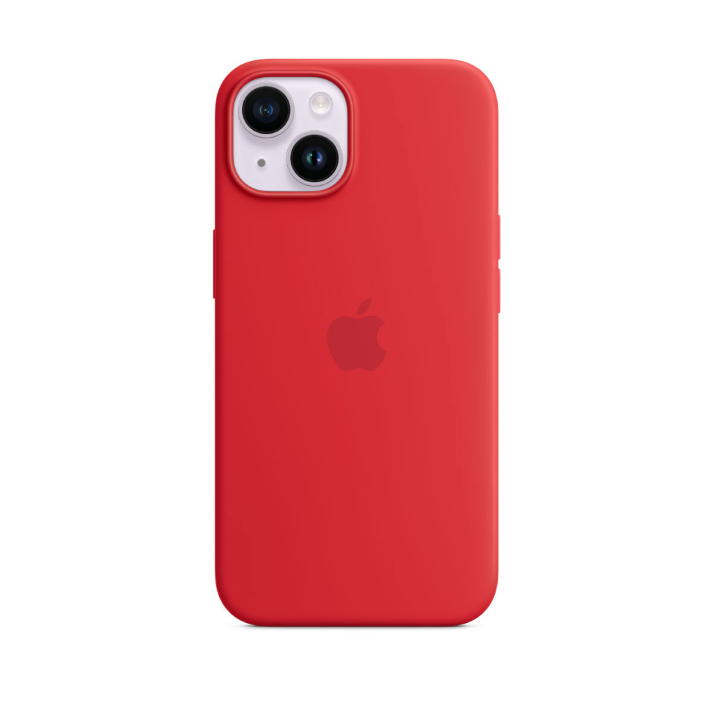 Apple Silikondeksel med MagSafe til iPhone 14 – (PRODUCT)RED