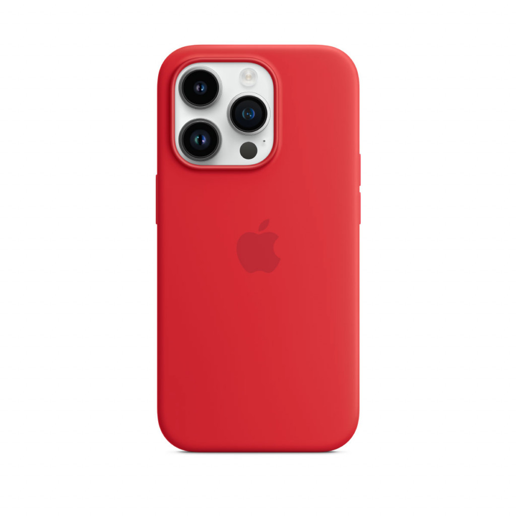 Apple Silikondeksel med MagSafe til iPhone 14 Pro – (PRODUCT)RED
