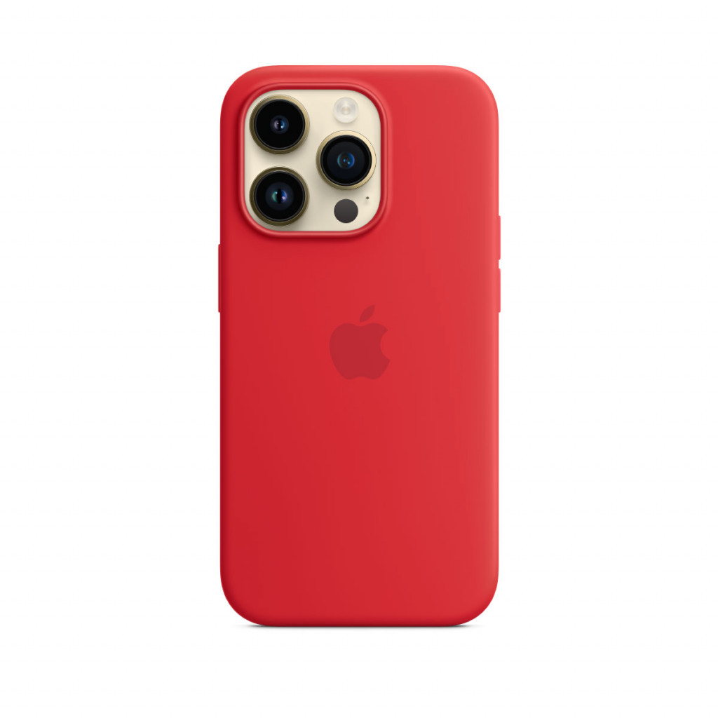 Apple Silikondeksel med MagSafe til iPhone 14 Pro – (PRODUCT)RED