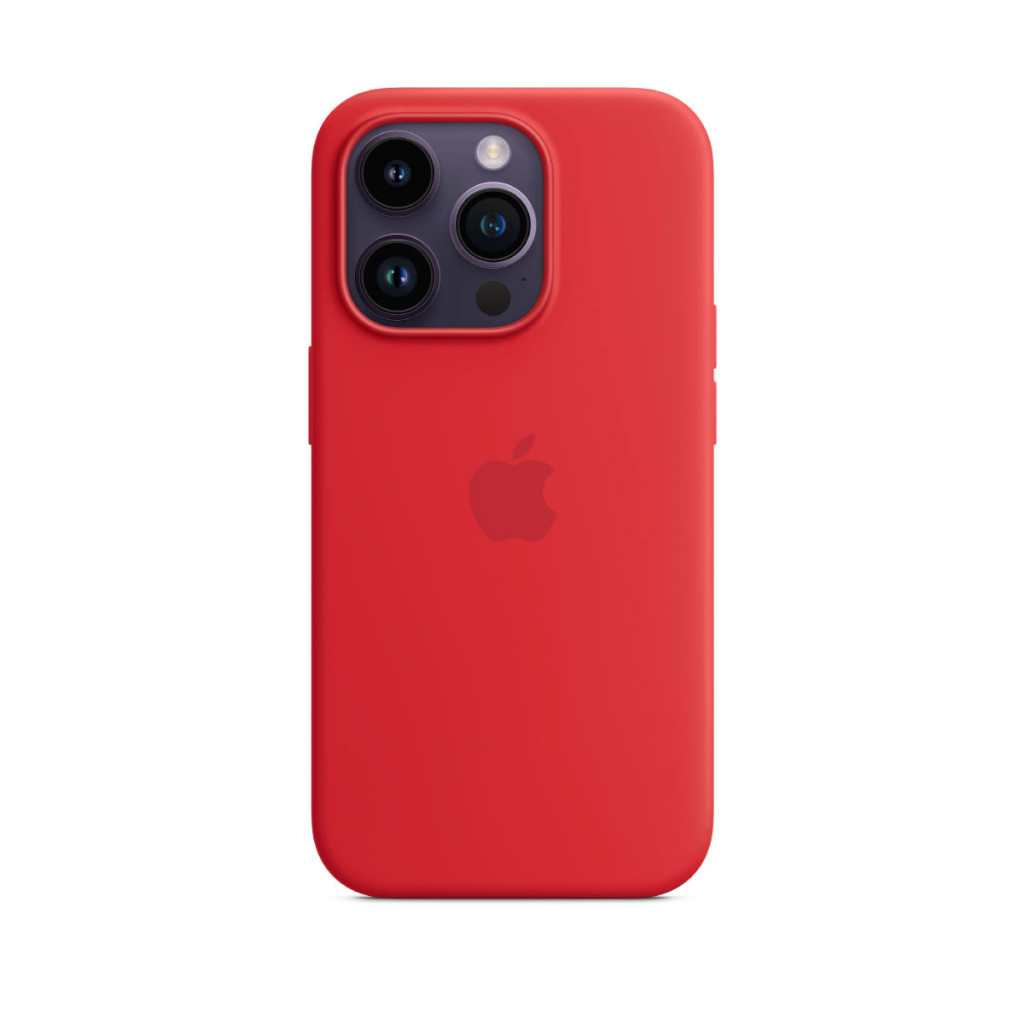Apple Silikondeksel med MagSafe til iPhone 14 Pro – (PRODUCT)RED