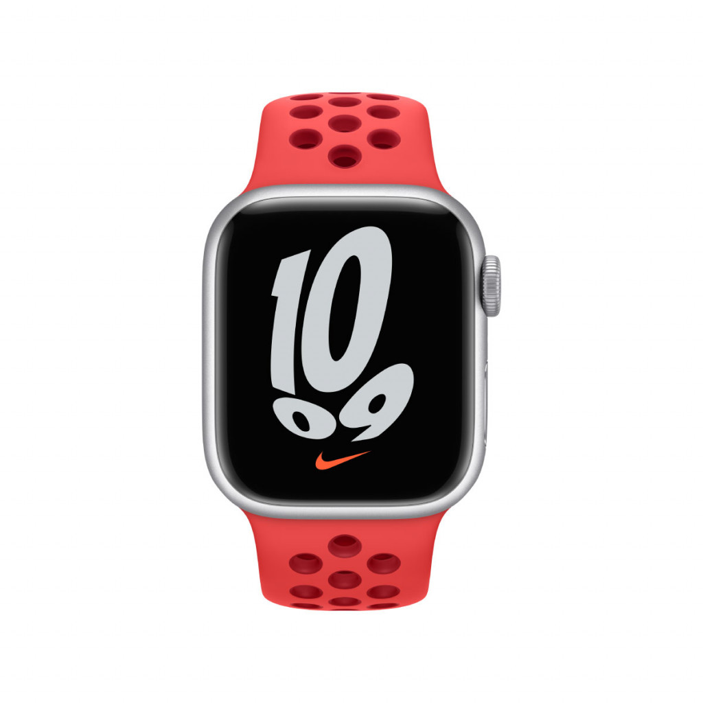 Apple Watch 41 mm Nike Sport Band - Bright Crimson/Gym Red