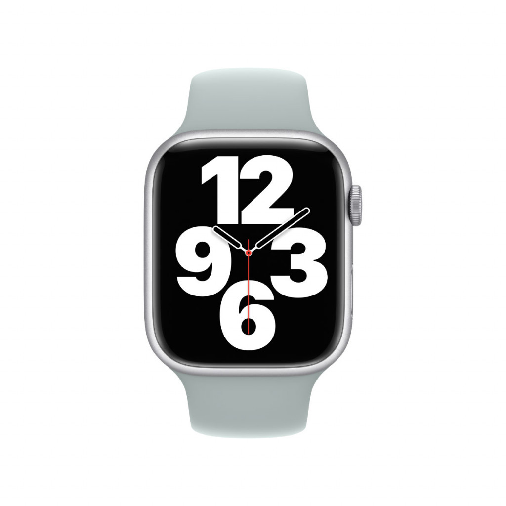 Apple Watch 45 mm Sport Band - Sølvrosett