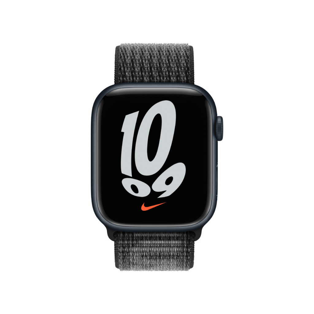 Apple Watch 45 mm Nike Sport Loop - Black/Summit White