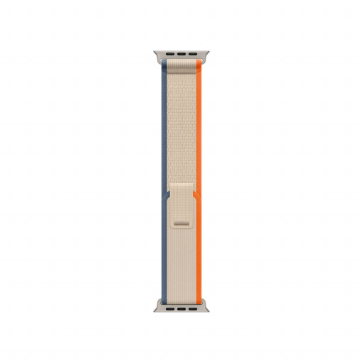 Apple Watch 49 mm Trail Loop - Oransje/Beige (S/M)