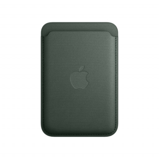 Apple Lommebok i finvev med MagSafe - Eviggrønn