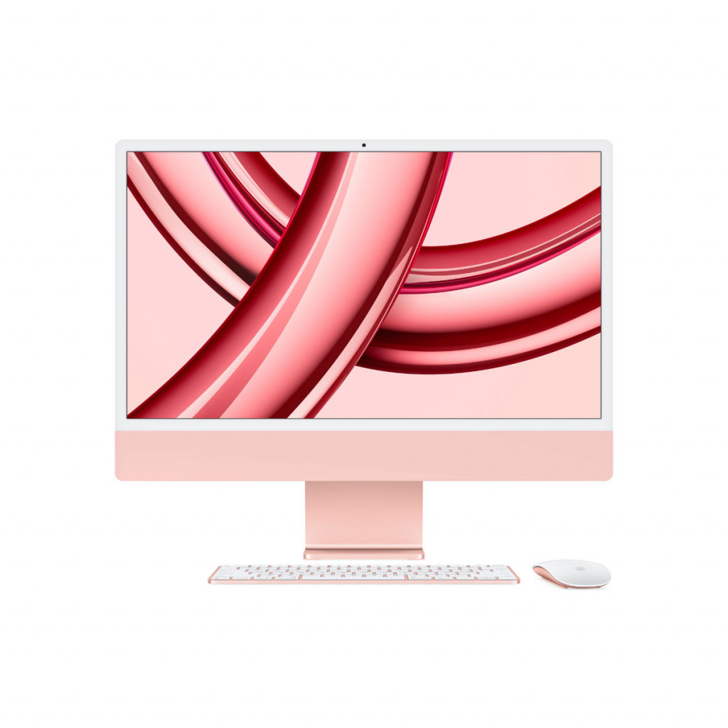 iMac 24-tommer med Retina-skjerm M3 (2023) 8C CPU / 10C GPU / 256GB - Rosa